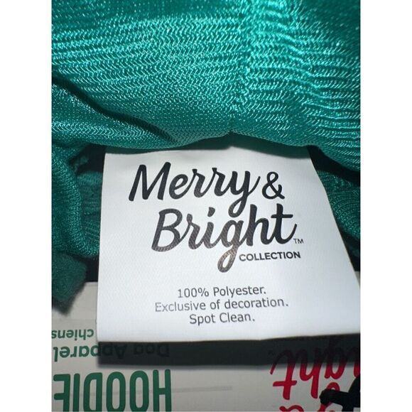 Dog Christmas sweater Merry & bright size Medium - Picture 4 of 5